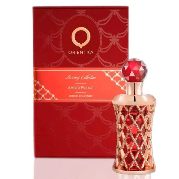 Amber Rouge Luxury Collection by Orientica Pure Parfum Spray Womens 0.67 oz 20ml - Picture 2 of 2